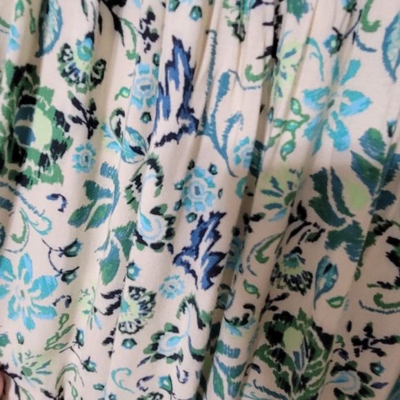 Torrid Size 2 Midi Challis Off-Shoulder Dress - Picture 11 of 13